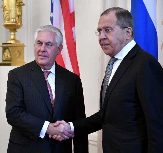 Image: Sergei Lavrov and Rex Tillerson