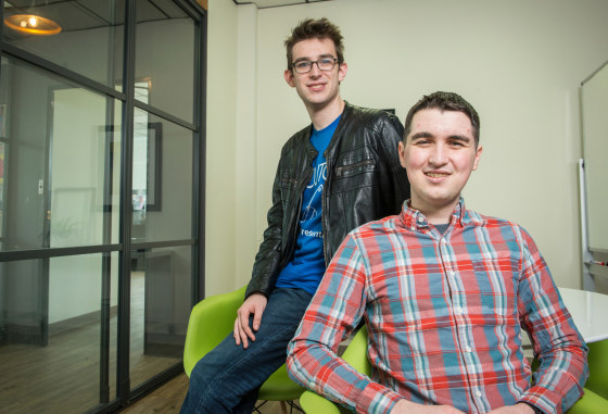 Image: Max Robbins and Peter Silverman, co-founders of Majorwise