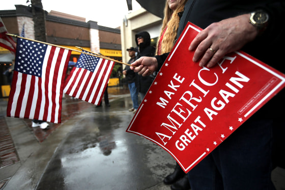 Image: Trump Supporters Rally In Favor Of "America First" Agenda
