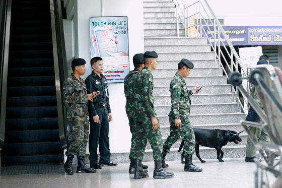 Image: Aftermath of bomb attack at hospital in Bangkok, Thailand