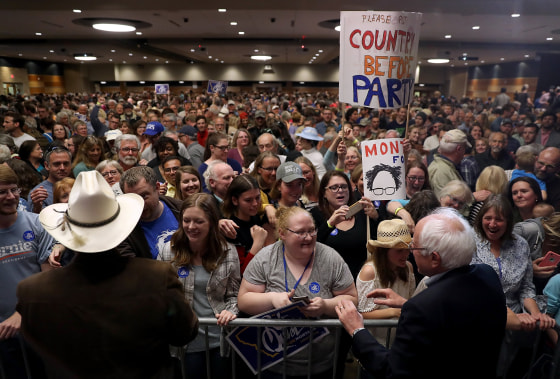 Image: Quist and Sanders campaign in Bozeman, Montana