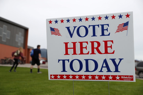 Image: Voters In Montana Head To The Polls In Special Congressional Election