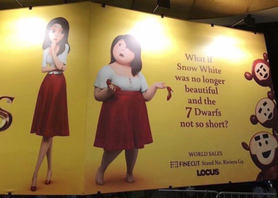 Image: The ad campaign for \"Red Shoes and the 7 Dwarfs\"