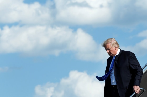 Image: President Donald Trump Arrives at Newark International Airport