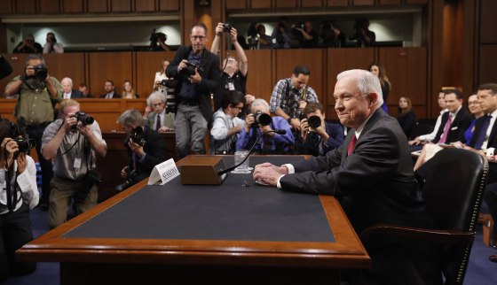 Image: Attorney General Jeff Sessions Testifies on Russia Investigation