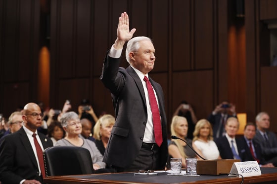 Image: Attorney General Jeff Sessions Testifies on Russia Investigation