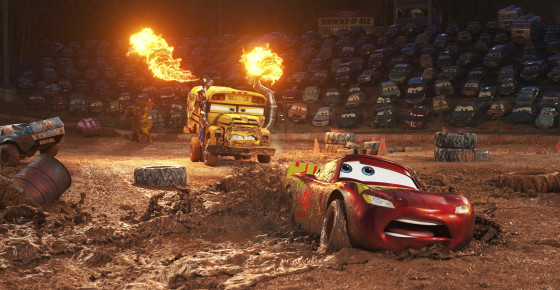 IMAGE: Scene from 'Cars 3'