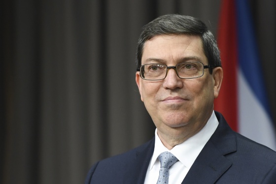 Cuban's Foreign Minister Bruno Rodriguez.