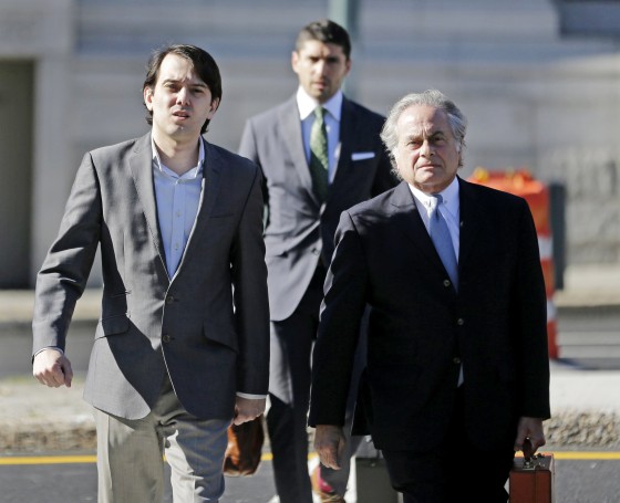Image: Martin Shkreli, Benjamin Brafman