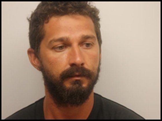 Shia LaBeouf's mugshot.