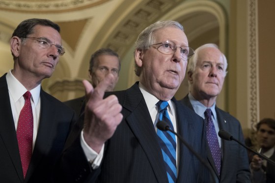 Image: Senate Majority Leader Republican Mitch McConnell