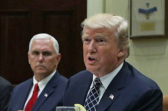 Image: President Trump Hosts US Service Members For Lunch At The White House