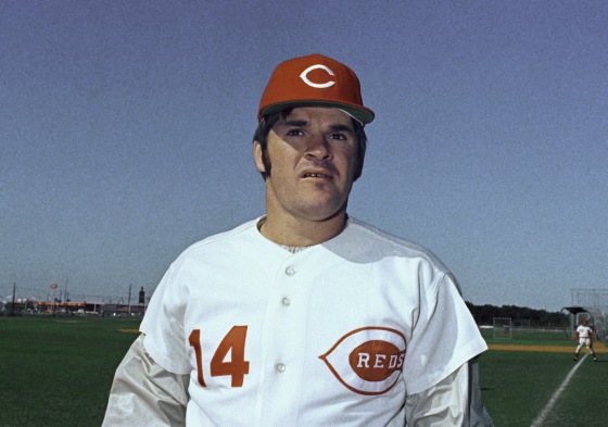 Pete Rose of the Cincinnati Reds in 1973.