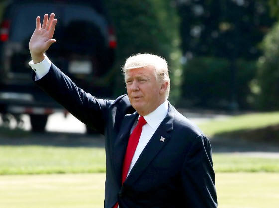 Image: President Trump Departs White House For Bedminster, NJ Vacation