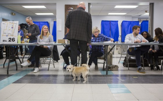 Image: Nation Goes To The Polls In Contentious Presidential Election Between Hillary Clinton And Donald Trump