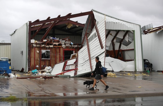 Image: Hurricane Harvey Slams Into Texas Gulf Coast