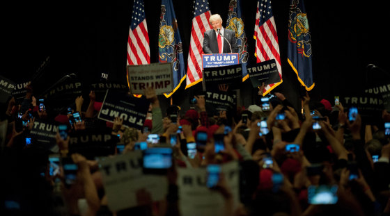 Donald Trump Campaigns In Pittsburgh