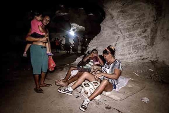 Image: Among the places used to shelter over a million Cubans evacuated by Civil Defense were 39 underground military bunkers dug over 20 years ago when the regime was convinced the island would be attacked by America.