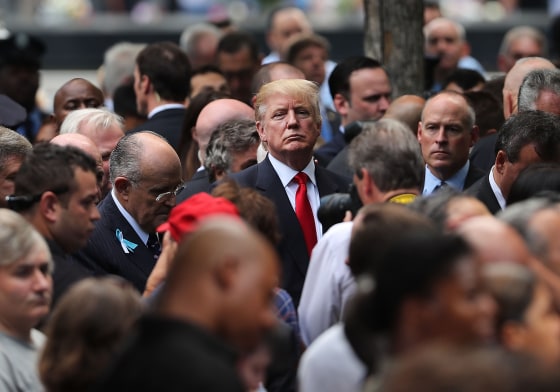 15th Anniversary Of 9/11 Attacks Commemorated At World Trade Center Memorial Site
