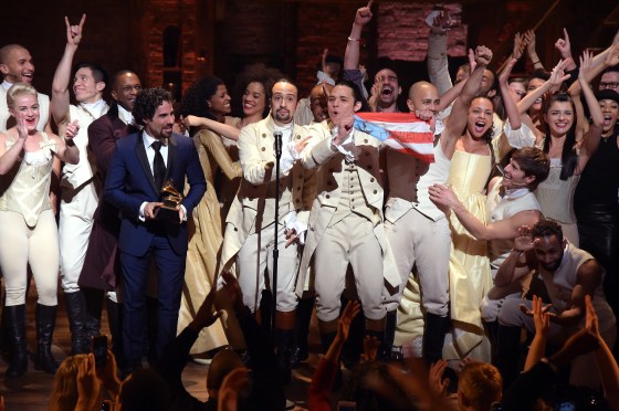 Image: The 58th GRAMMY Awards - \"Hamilton\" GRAMMY Performance