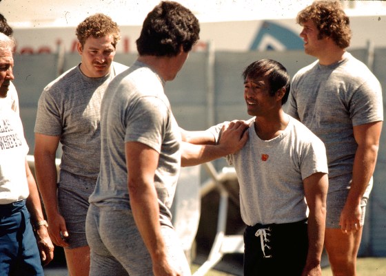 Dan Inosanto training the Dallas Cowboys.