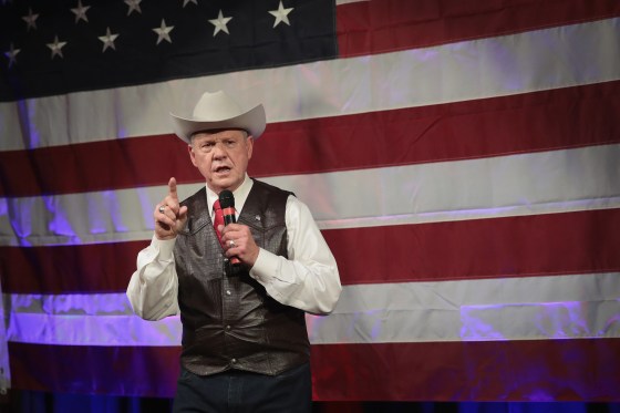 Image: Alabama GOP Senate Candidate Roy Moore Holds Campaign Event In Fairhope, Alabama