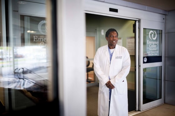 Image: Dr. Gregory Whatley poses for a photo at Navicent Health Medical Center in Macon, Ga.