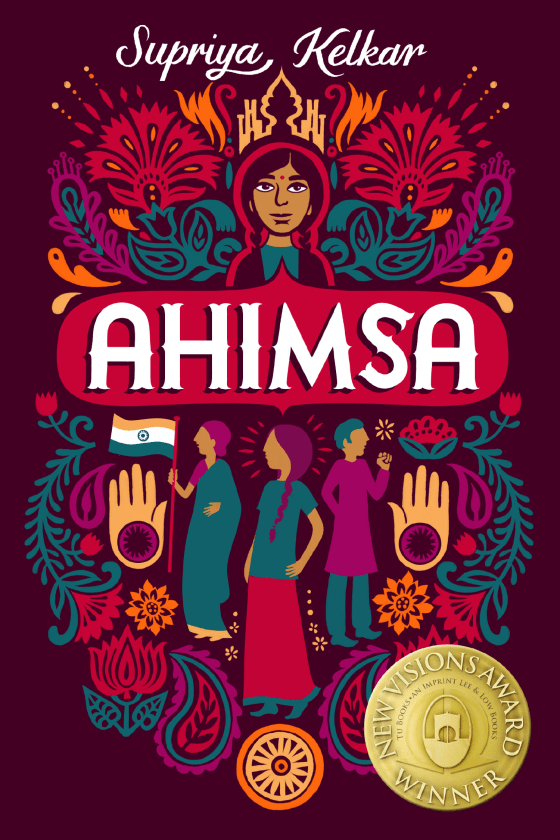 The cover of the new middle grade novel 'Ahimsa.'