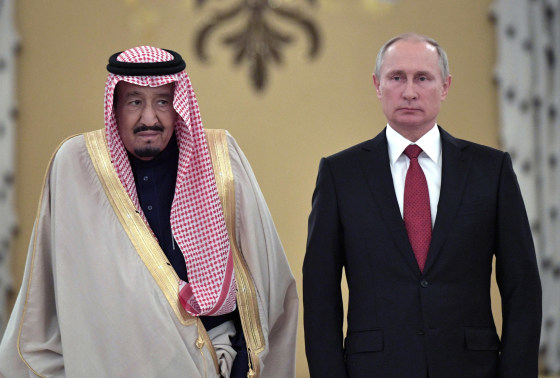 Image: Saudi King Salman bin Abdulaziz Al Saud visits Moscow