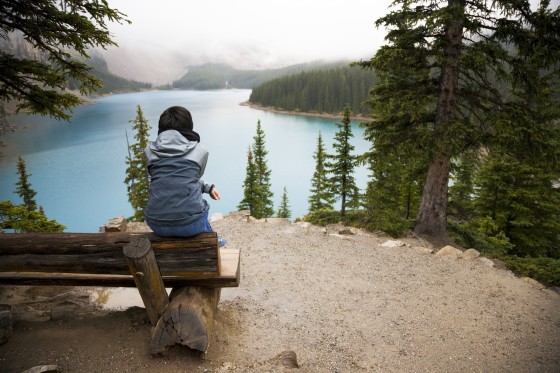 Image: Woman relaxing in nature