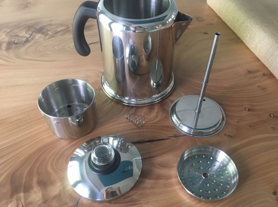 Farberware 12-Cup Classic Stainless Steel with Blue Knob Coffee