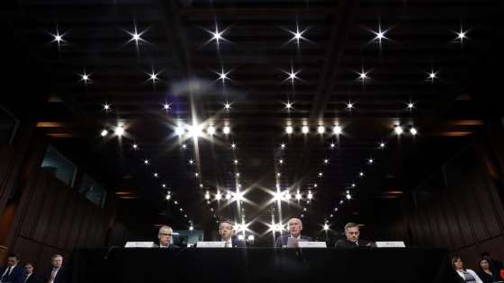 Image: Senate Intelligence Committee hearing about the Foreign Intelligence Surveillance Act