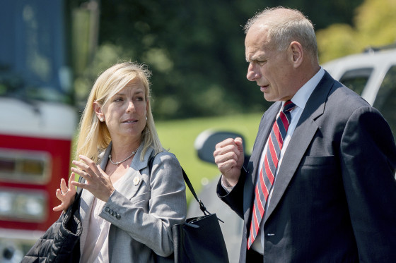 Image: John Kelly and Kirstjen Nielsen