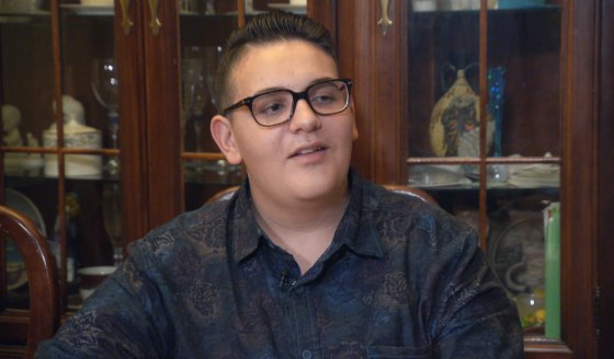 Image: Christian Guardino speaks during an interview