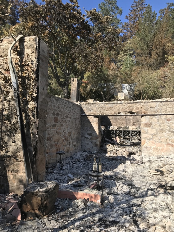 Image: Rubble of Mayacamas Vineyards
