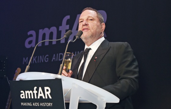 Image: Producer Harvey Weinstein speaks at amfAR's 22nd Cinema Against AIDS Gala