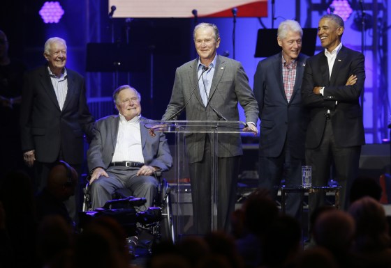 Image: Barack Obama, George Bush, George W. Bush, Jimmy Carter, Bill Clinton
