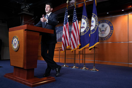 Image: House Speaker Paul Ryan Holds Weekly Press Conference At U.S. Capitol