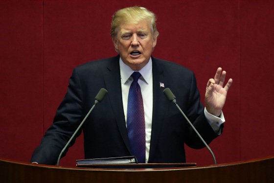 Image: U.S. President Donald Trump Visits South Korea - Day 2