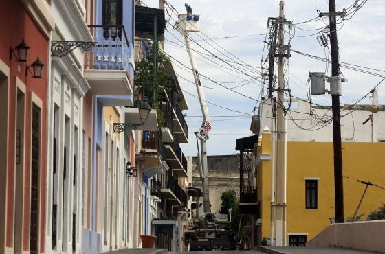 Image: A new fault reduces the generation of electricity in P.Rico after hurricane