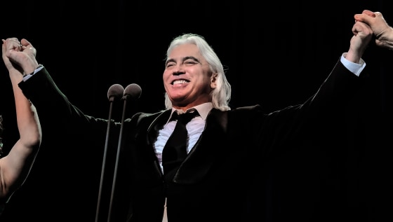 Image: Opera singer Dmitri Hvorostovsky during a concert from the series Hvorostovsky and Friends