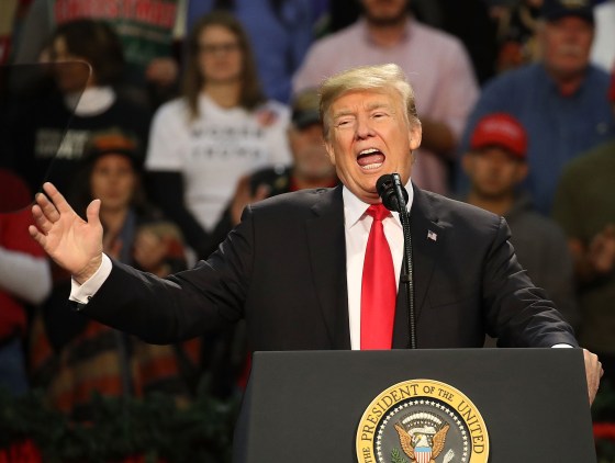 Image: President Trump Holds A Rally In Pensacola, Florida