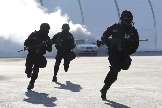 Image: Anti Terrorism Exercise Held Ahead Of PyeongChang Olympic