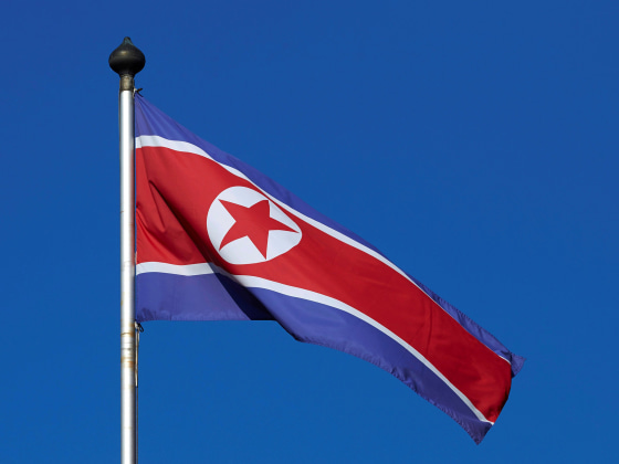 Image: North Korean flag