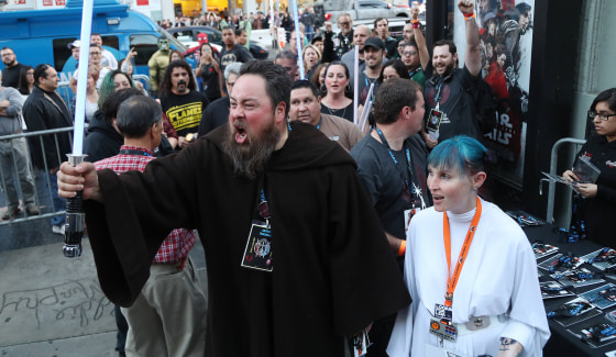 Image: Star Wars - The Last Jedi opening night