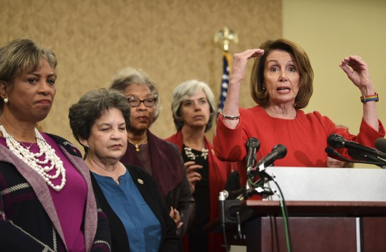Image: Pelosi speaks on Capitol Hill about the funding for the reauthorization of the Children's Health Insurance Program