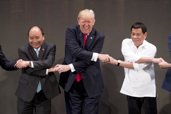 Image: Trump and Duterte