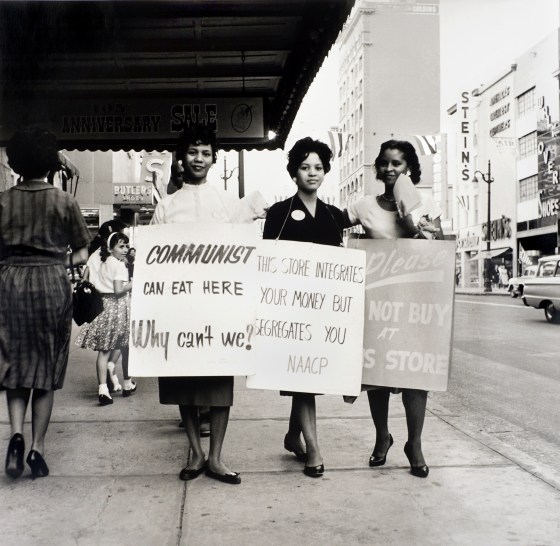 Image: NAACP Protest, Main Street, Memphis, early 1960s.