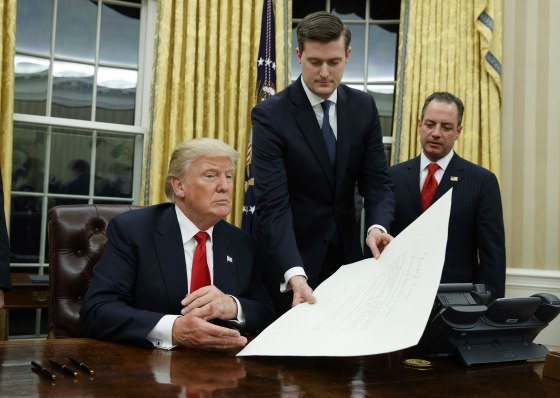 Image: White House Staff Secretary Rob Porter