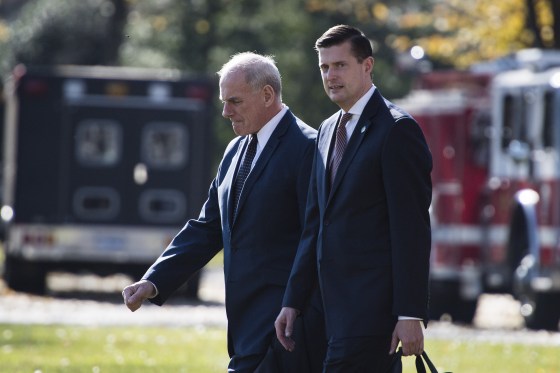Image: Staff Secretary Rob Porter and White House Chief of Staff John Kelly
